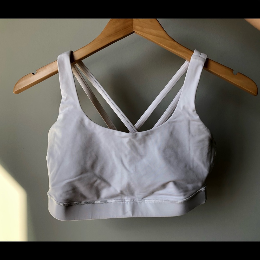 Lululemon Energy Bra - White - Size 8
